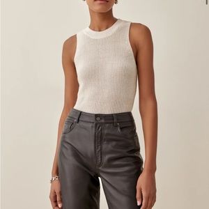 Reformation Lilac Knit Top
